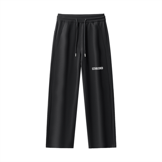 Essential Drawstring Straight-Leg Sweatpants